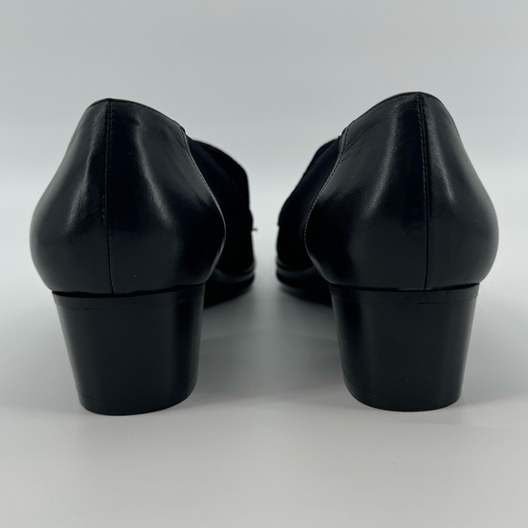 Rangoni Firenze Fabric and Leather Heeled Loafer - Excellent Condition - 8.5 B - Picture 3 of 9